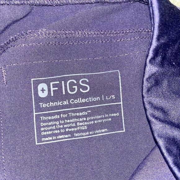 Figs (Large/Short) Men’s Axim 2.0 Cargo Pants Purple Nurse Scrub Straight Leg - Picture 6 of 12